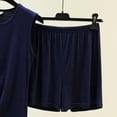 thumbnail image 4 of Shorts Pajamas Sets for Women Summer Soft Modal Sleepwear Sleeveless Versatile Comfy 2 Piece Lounge Set, 4 of 5