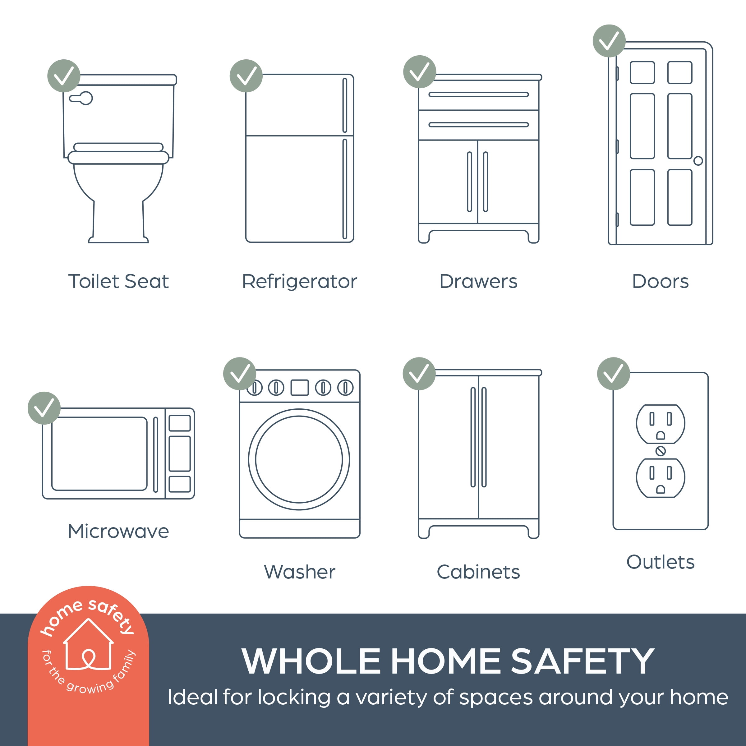 Dreambaby® Home Safety Kit, 46 Pieces