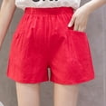 thumbnail image 2 of Eashery Womens Shorts Trouser Fashion Women Shorts Sets Outfits Red L, 2 of 5