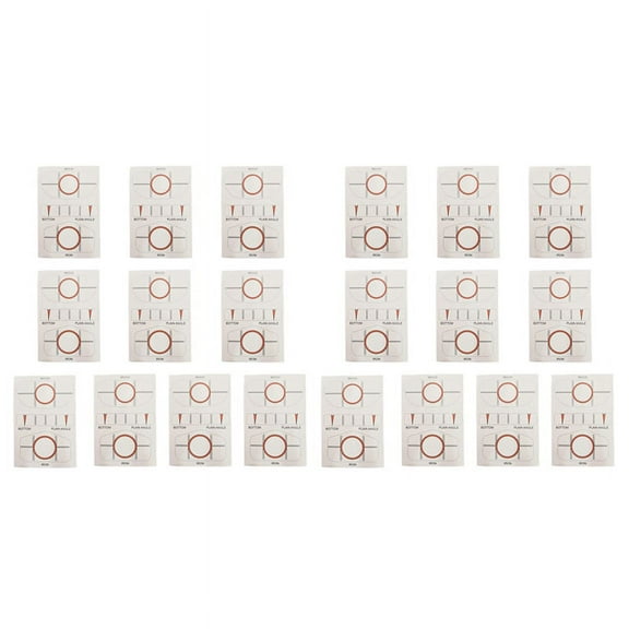 20Pcs/Set Golf Impact Labels Golf Club Target Label Target Sticker Tape Driver Golf Swing Trainers Golf Accessories