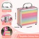 thumbnail image 4 of Funda de transporte de maquillaje Anpro All-in-One con set de maquillaje profesional para adolescentes, 4 of 8