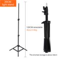 thumbnail image 2 of stanreset Heavy Duty Light Stand Adjustable Photographic Stand Sturdy Tripod for Reflectors Softboxes Lights, 2 of 6
