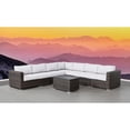 thumbnail image 2 of Living Source International LSI 8 Piece Rattan Sectional Seating Group with Cushions Sunbrella Canvas, 2 of 5