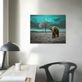 thumbnail image 3 of GOSMITH Canvas Wall Art Moon and Tree Picture Prints Paintings for Living Room Home Decor Black and White Background Animal Elephant Landscape for Bedroom Wall Decoration Natural Artwork, 3 of 4