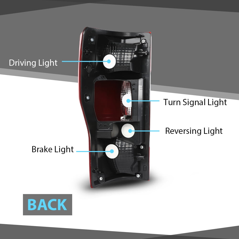 Tail Lights Lamps SET w/Blind Spot Fit For 20-22 Ford F250 F350 F450 Super Duty