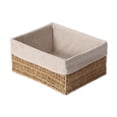 thumbnail image 3 of AOMXGD Hand Woven Rope Storage Basket, 10x8x4In Decorative Organizer Plastic Bin For Kitchen, Bathroom, Closet, Shelves Daily Sundries Arrangement, 3 of 8