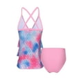 thumbnail image 2 of iEFiEL Kids Little&Big Girls Swimsuit Mermaid Scales Swimwear with Bottoms Bathing Suit, 2 of 7