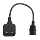 thumbnail image 2 of 4X IEC320 C14 A UK BS1363A de Corriente, IEC C14 Macho A UK 3Pin Hembra Cable Adaptador de Corriente para PDU UPS (0,), 2 of 5