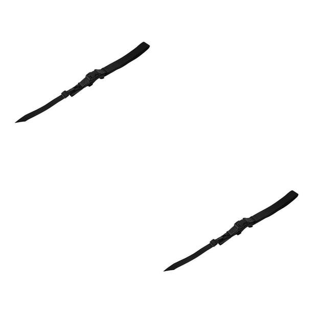 Eigraketly Eslinga de 3 puntos, suministros de senderismo desmontables de liberación rápida, accesorios de Camping, herramienta Universal para Negro 2piezas