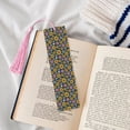 thumbnail image 4 of Kdxio Colorful Sunflowers Print Metal Tassel Bookmarks,Perfect Gift for Art Lovers and Bookworms Metal Bookmarks for Women, 4 of 8
