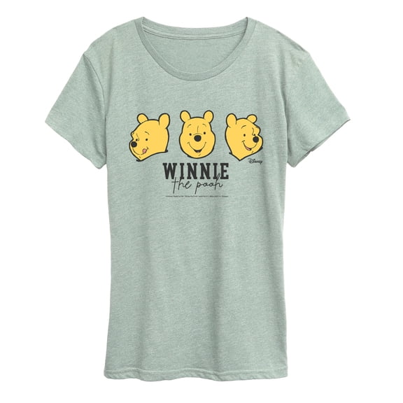 Winnie The Pooh - Pooh Faces - Women's Short Sleeve Graphic T-Shirt
