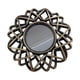 thumbnail image 1 of Espejo de pared moderno de 25 cm, espejo de tocador para baño, espejo circular decorativo redondo Dorado, 1 of 9