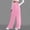 hwj# Pink539, variant on Huowey Women'S Casual Pants Loose Wide Leg Sweatpants Print Drawstring Elastic Waist Comfortable Summer Baggy Trousers Breathable Soft Stretchy Palazzo Track Joggers,A,L