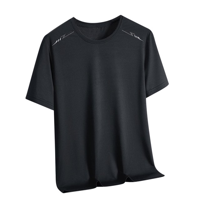 pstuiky Camisas de vestir de manga corta para hombre, Camiseta de verano fina, transpirable y holgada de media manga para hombre camisas casuales para hombre m