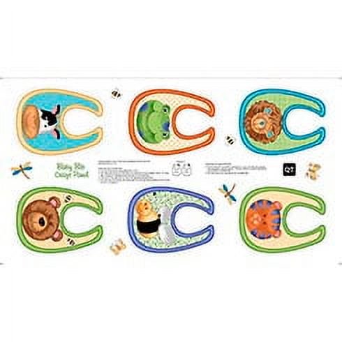Sew & Go - Animal - Bib - Panel - QT Fabrics - 26170-X - 016542933485
