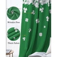 thumbnail image 6 of Saint Patrick's Day Blackout Curtains for Bedroom, Thermal Insulated Window Treatment, Spring Lucky Grasses Falling Grommet Top Blackout Draperies and Drapes for Basement 27.5"x39" 2 Panels, 6 of 8
