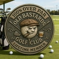 thumbnail image 5 of geerera Over Par Golf Club Coin, Member Funny Challenge Coin, Creative Gift for Golfers and Golf Lovers, Men's Gift, Golf Course Novelty, 5 of 5