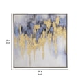 thumbnail image 5 of Benjara 39 x 39 Framed Oil Painting- Gold Flake, 5 of 7