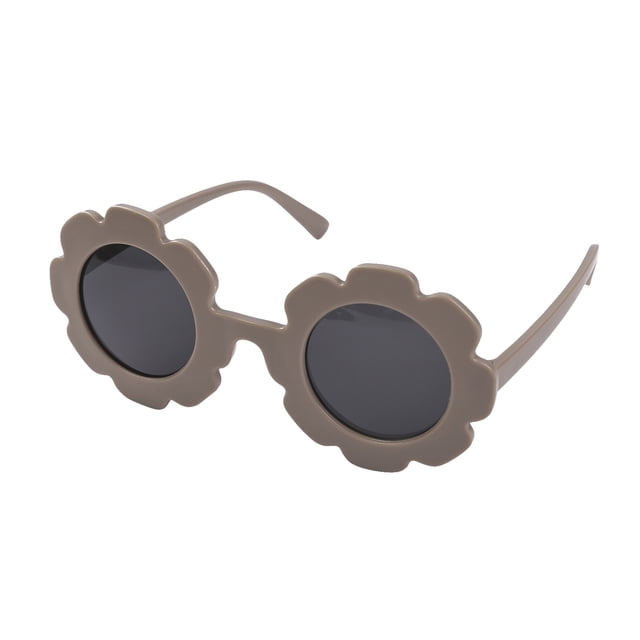 Kmbangi Lunettes de Soleil Rondes pour Tout-Petits, Extérieur, Anti-UV, Lunettes Décontractées