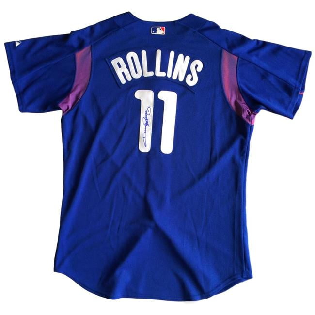 Sports Integrity 23065 Jimmy Rollins Signed Phillies Game Used