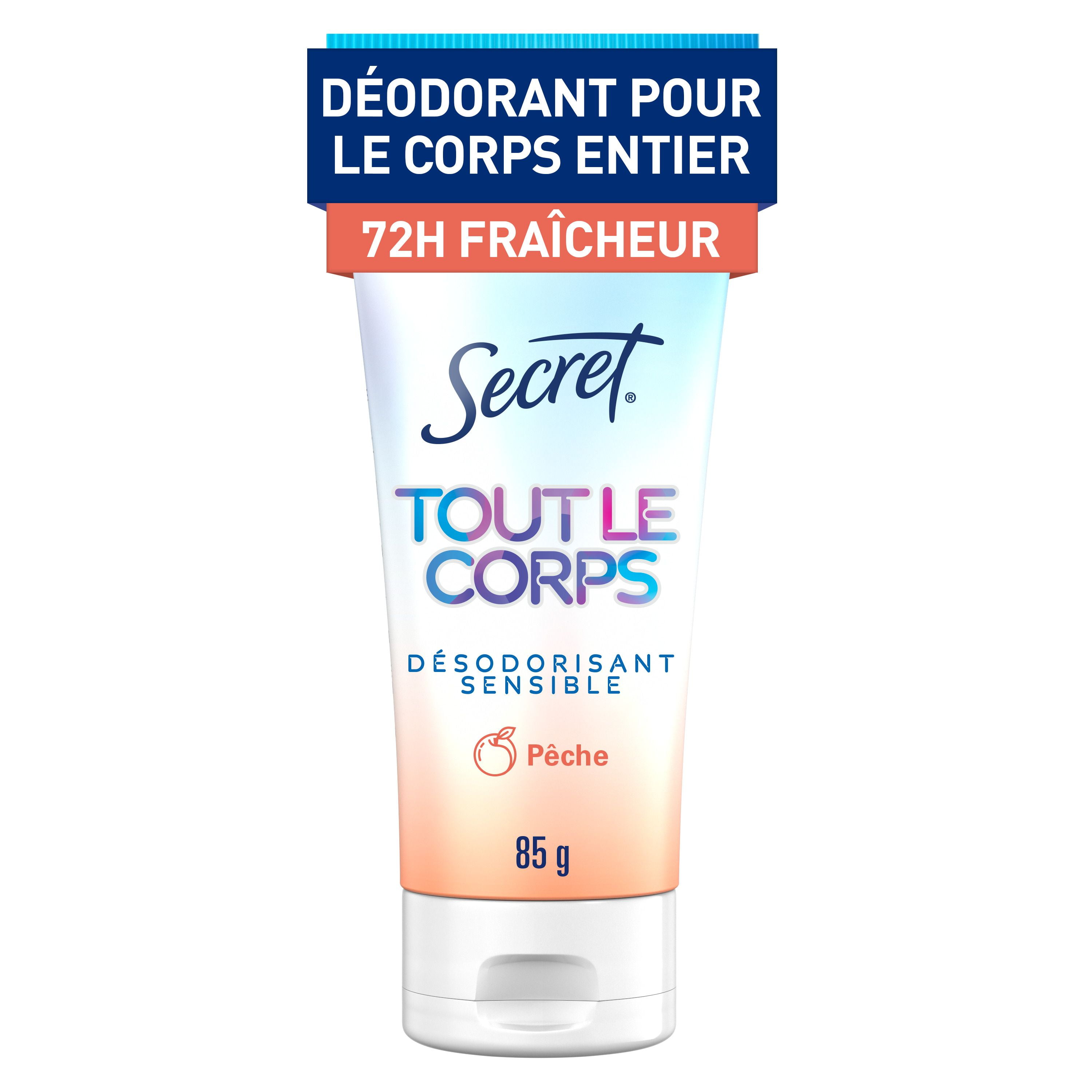 Secret Whole Body Aluminum Free Deodorant Invisible Cream Peach & Vanilla
