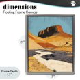 thumbnail image 4 of Stupell Industries Farmhouse Vintage Canyon Pass Gray Floating Frame Canvas Art, 17 x 21, by Walker Noble, 4 of 8