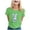 Green, variant on Easter Boho Tops for Women Loose Crewneck Short Sleeve Comfort Style Ladies Clothing,Purple,M