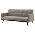 thumbnail image 1 of Sofá Cama Reclinable 3 Personas Kingshouse Minimalista 2 Posiciones Beige, 1 of 8