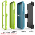 thumbnail image 5 of Xihaiying Samsung Galaxy A72 5G Case Heavy Duty Hard Shockproof Armor Protector Case Cover for Galaxy A72 5G Phone Case (Green+Yellow), 5 of 6