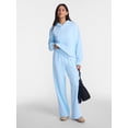 thumbnail image 2 of No Boundaries Wide Leg Fleece Pants, 28", 30", 32" Inseams, Women's & Women's Plus XXS-4X, 2 of 5
