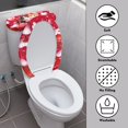 thumbnail image 4 of HELLHERO 2 Piece Bathroom Toilet Cover Set for Toilet Adjustable Bathroom Toilet Lid Cover Set Fits All Toilet Shapes, Happy Valentine's Day, 4 of 8