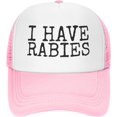 thumbnail image 1 of I Have Rabies Hat for Men Baseball Cap Funny Cap, 1 of 8