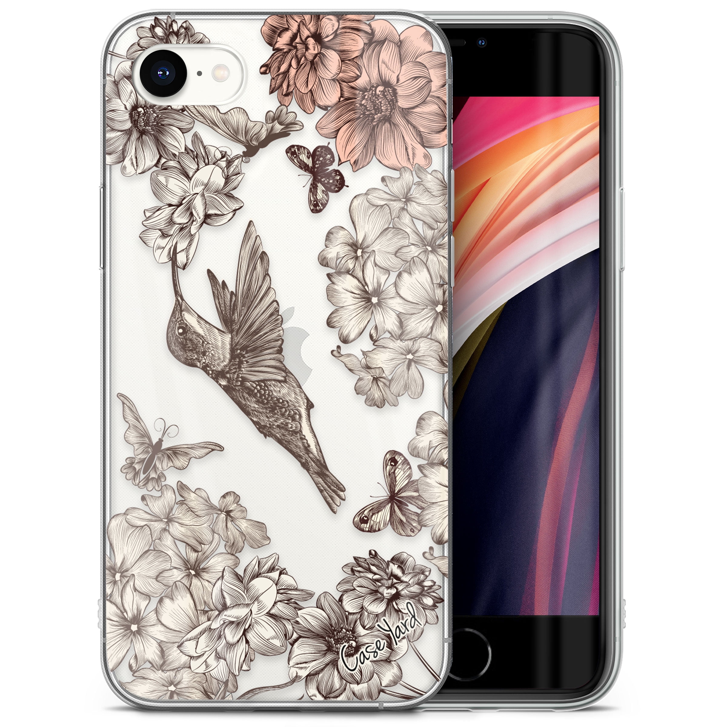 Case Yard iPhoneSE Case Clear Soft & Flexible TPU Ultra Low Profile Slim Fit Thin Shockproof