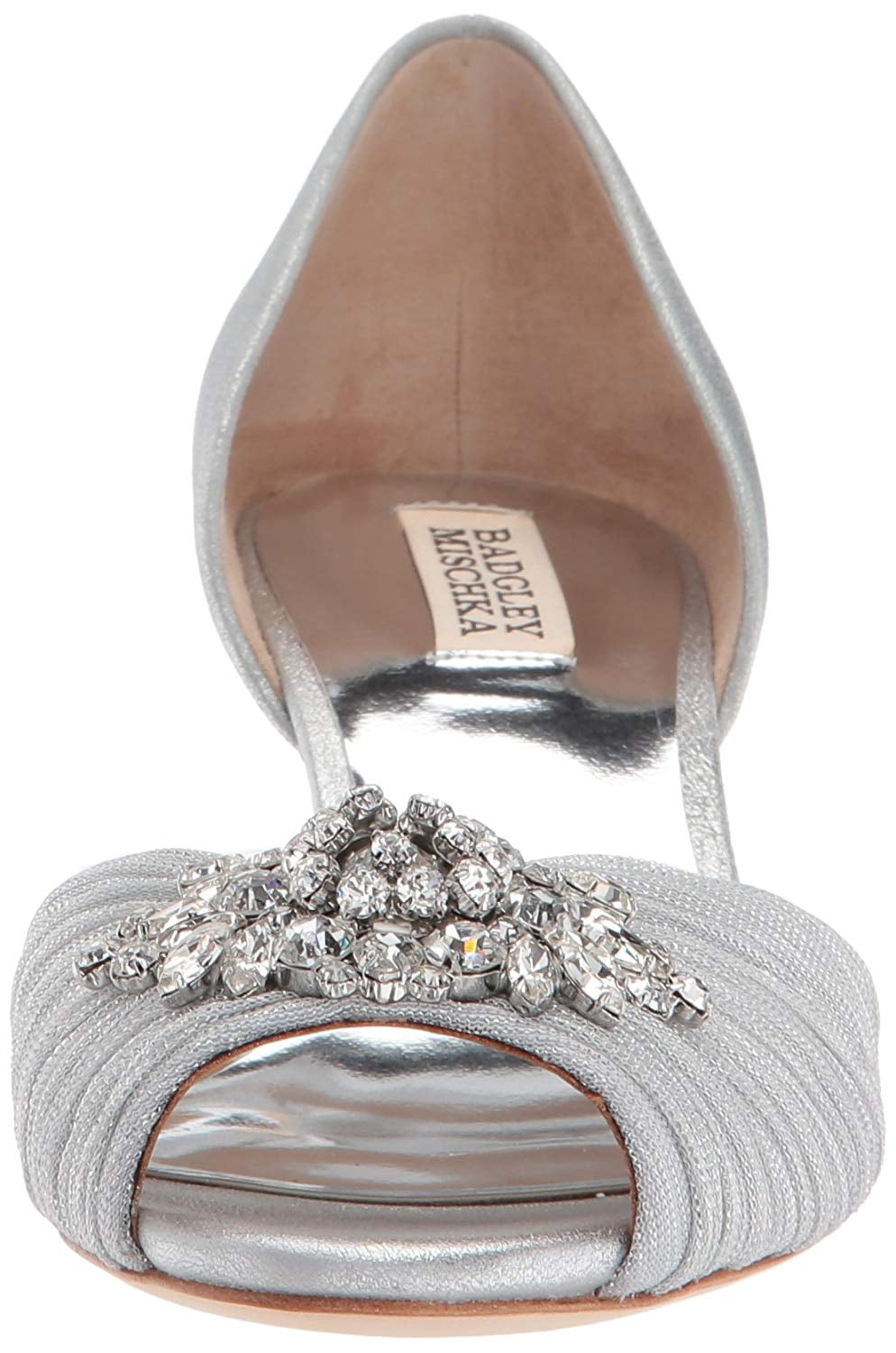 badgley mischka sabine peep toe pump