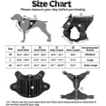 thumbnail image 2 of Tactical Dog Harness And 4ft Bungee Leash, Military Dog Harness Set For Large Medium Dogs, Hunting, Training G, 2 of 2