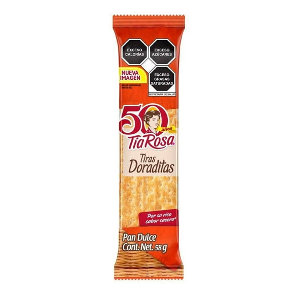 Pan dulce Bimbo Tía Rosa tiras doraditas 58 g