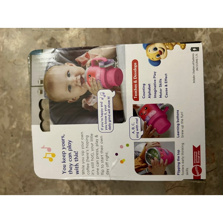 Aazon.co: Fisher-Price Toddler Toy Laugh & Learn Coffee Café usical