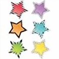 thumbnail image 2 of Creative Teaching Press CTP5786 10 in. Bold & Bright Stars Designer Cut - Outs, 2 of 3