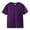 Purple, variant on GERsome Toddler Boys Girls Solid Color Cotton T-Shirts Crewneck Short Sleeve Casual Summer Tees Soft Layering Tees Shirts for Unisex Kids Baby 2-12 Years