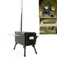 thumbnail image 3 of TABODD Tent Stove, Wood Burning Stove with 7 Section Chimney Pipes, Camping Wood Stove Portable for Tent, Hot Tent Stove for Outdoor Heating & Cooking, Ice Fishing, Hunting, 3 of 11