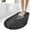 Black, variant on Semfri Bath Tub Shower Mat Non Slip Shower Floor Mats for Bathroom Bath Tub Washable with Drain Holes and Suction Cups 16 x35 inch Clear Gray