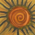 thumbnail image 2 of Edwins, Hugo 12x12 Gold Ornate Wood Framed with Double Matting Museum Art Print Titled - Sun Series II, 2 of 4
