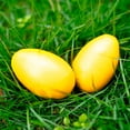 thumbnail image 3 of Yeacher Maracas en Bois Secoueurs d'Œufs Instrument de Percussion Musical Œufs 2 Pcs Jaune, 3 of 8