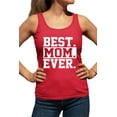 thumbnail image 1 of Womens Best Mom Ever #1 Mom World's Best Mom Mother's Day Racerback Tank Top T-Shirt, 1 of 1