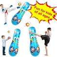 thumbnail image 6 of Aystkniet Punching Bag for Kids Boxing Equipment Kids Punching Bag 8-12 Boxing Bag for Immediate Bounce-Back for Practicing Karate, Taekwondo, MMA and to Relieve Pent Up Energy in Kids and Adults, 6 of 7