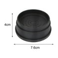 thumbnail image 6 of 4/6/8Pcs 1/2-Inch Round Furniture Riser Heavy Duty Bed Riser Adjustable Stackable Anti-slip Table Desk Couch Chair Sofa Cabinet Leg Lift Riser Foot Pad, 6 of 8