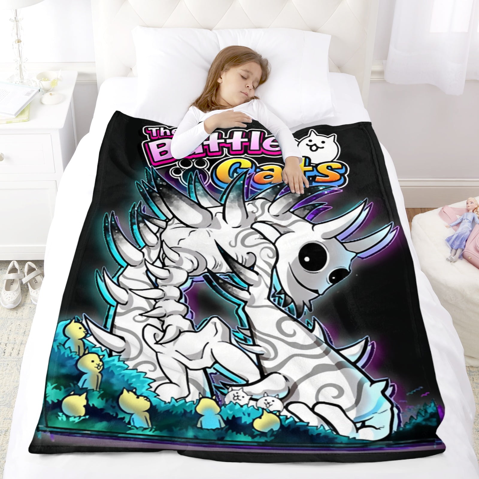 the battle cats Throw Blanket Gifts for Fans Lover Girls Boys Women Present Hoodie Him Bed 30"x40"