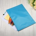 thumbnail image 6 of Uxcell B4 Document Pencil Pouch Waterproof Zipper File Bags, Sky Blue 2 Pack, 6 of 6