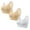 Beige+Beige+White, variant on Hjlmsx Daisy Bras for Older Women Comfy Front Closure Button Breathable Bras Plus Size No Underwire Push Up Bra for Seniors 3 Pack