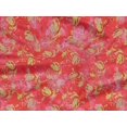 thumbnail image 5 of oneOone Rayon Bright Red Fabric Batik Quilting Supplies Print Sewing Fabric By The Yard 56 Inch Wide, 5 of 6